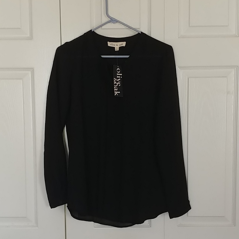 {Olive&Oak} Sheer Blouse